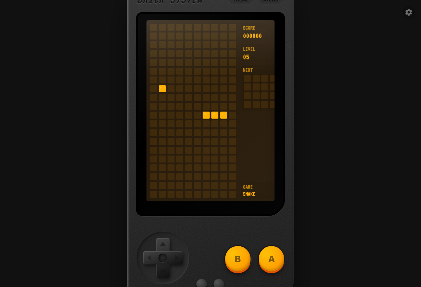 Brick Game System supporting view