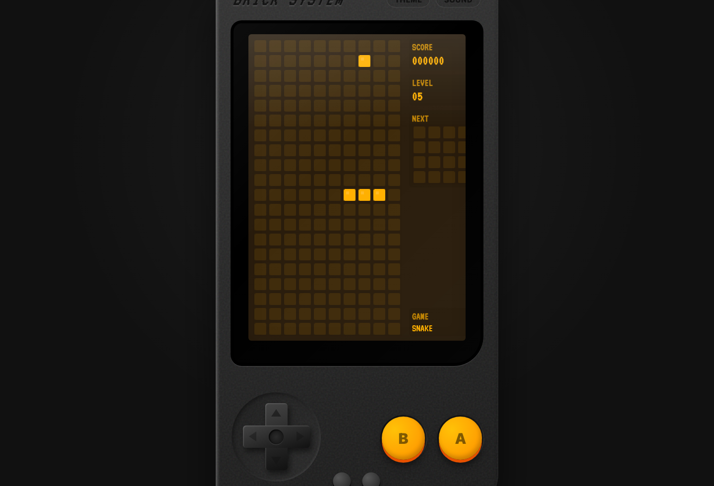 Brick Game System supporting view