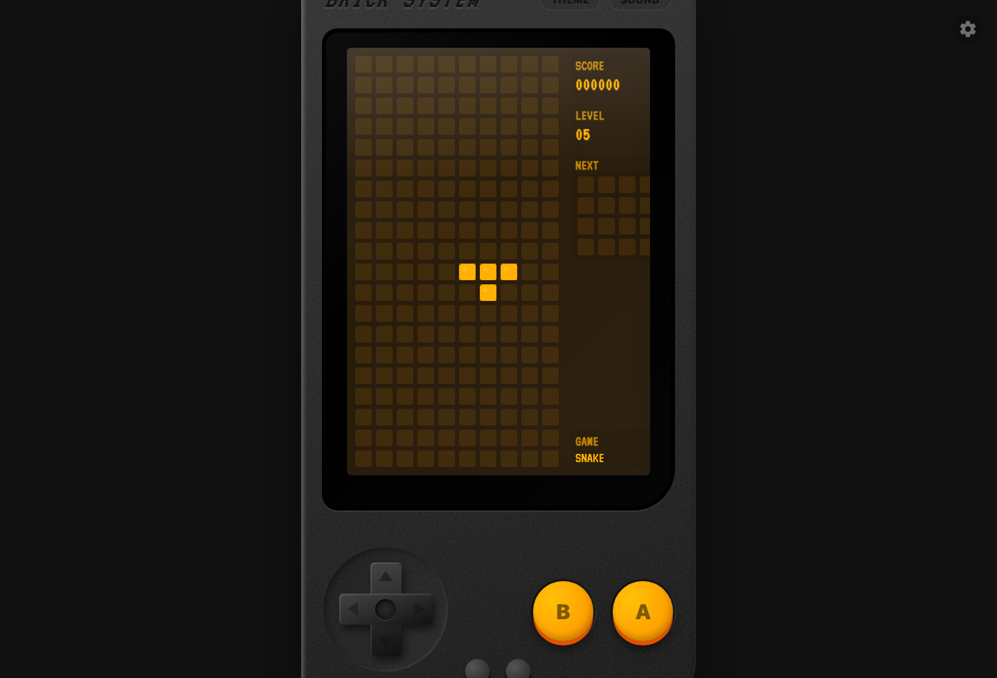 Brick Game System supporting view