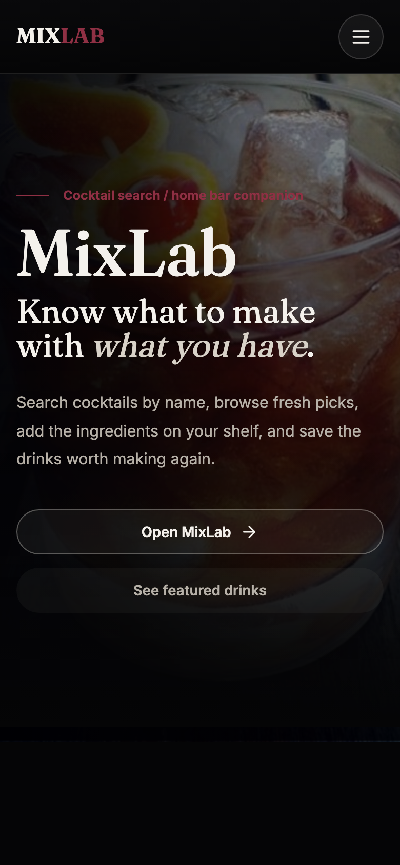 MixLab supporting view