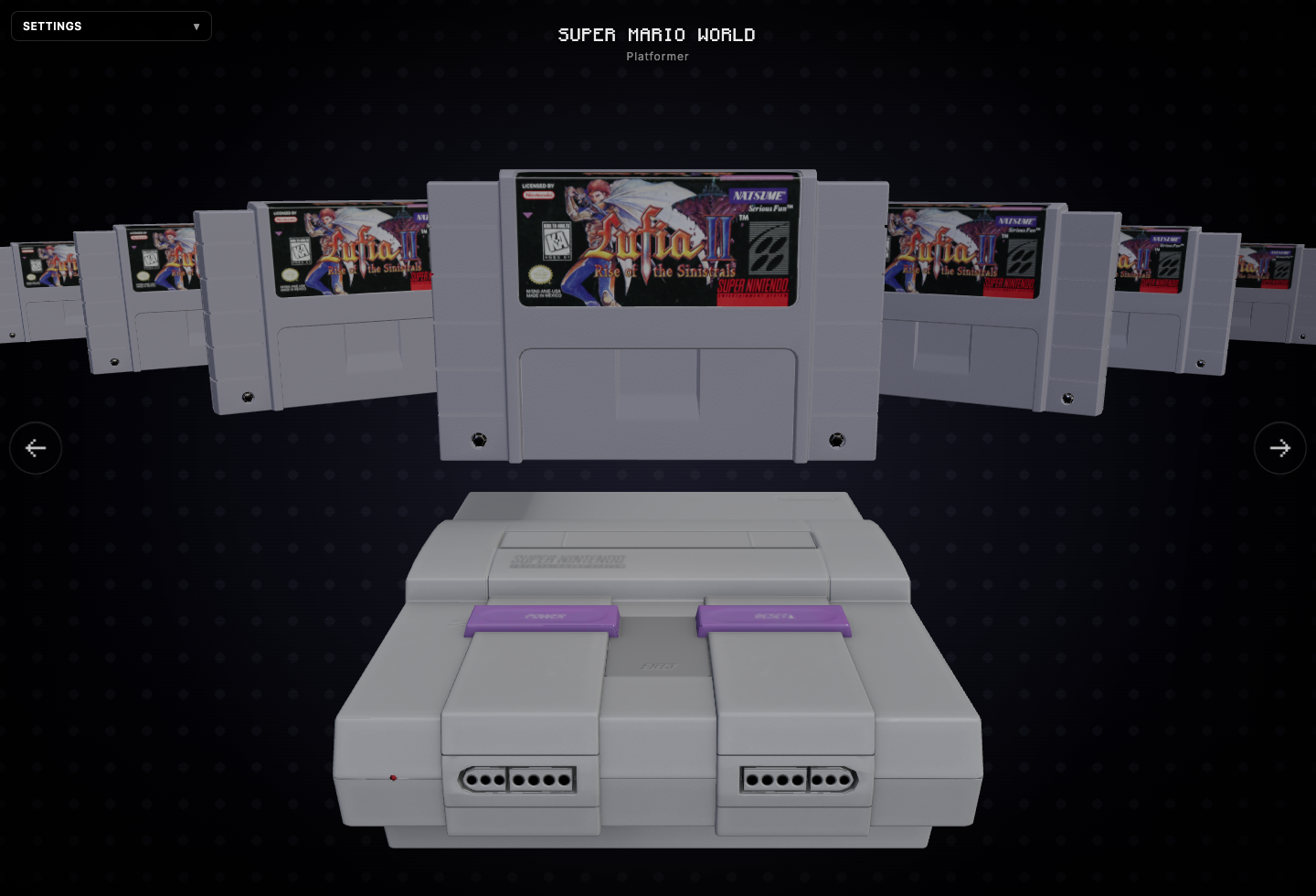 SNES Online supporting view